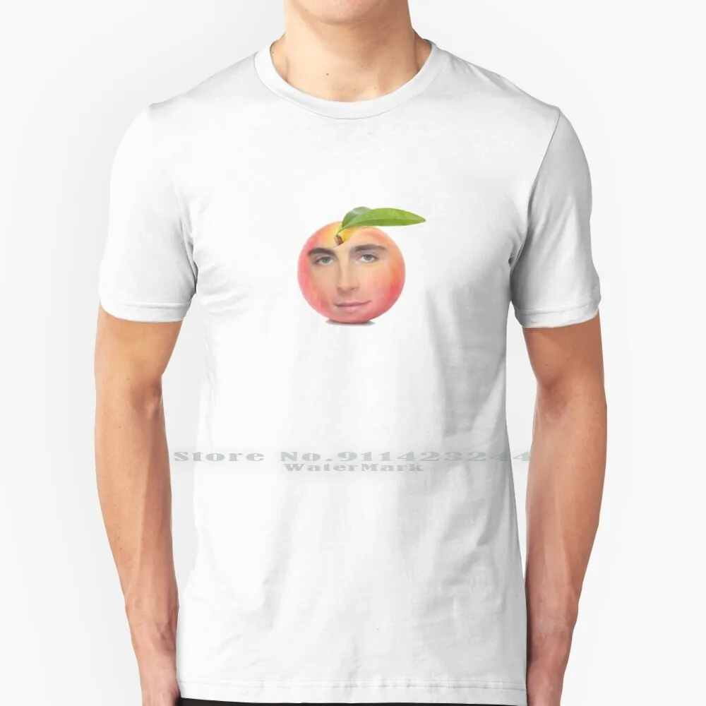 Timothée Chalamet Peach Design T Shirt 100% Pure Cotton Timothee Chalamet Timothee Chalamet Timothée Chalamet Netflix Cmbyn