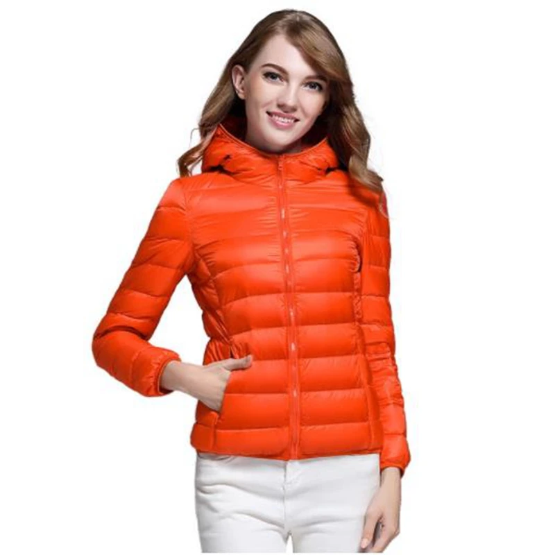 

2021 new light cotton clothes women's hoods short fashion casual women's wear