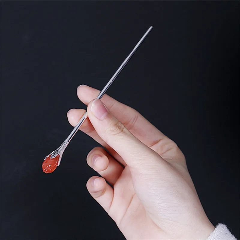 Ювелирные украшения для волос с натуральным нефритом И агатом Uglyless женщин модные