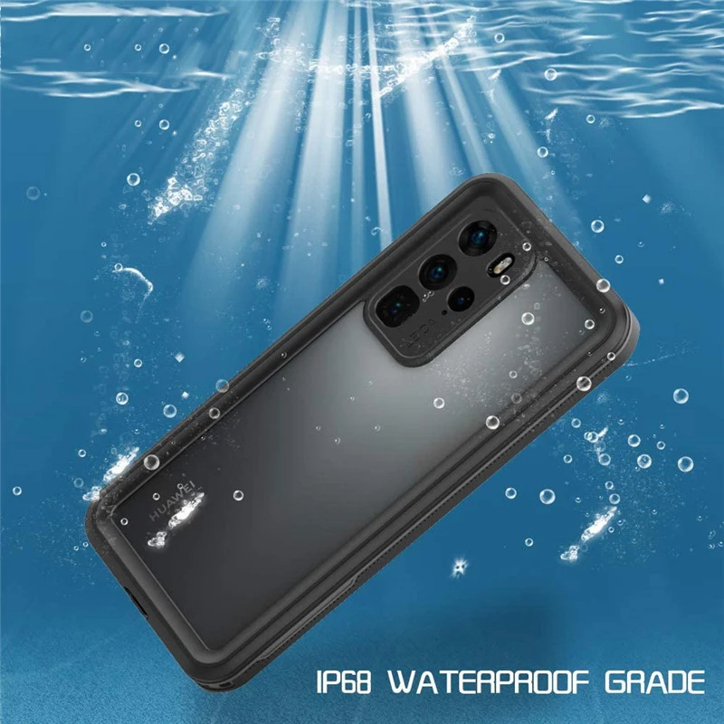 Funda impermeable IP68 para Huawei P30 P40 Pro Mate 20 Mate 30 P30 Lite, funda protectora completa a prueba de agua y golpes, cubierta subacuática