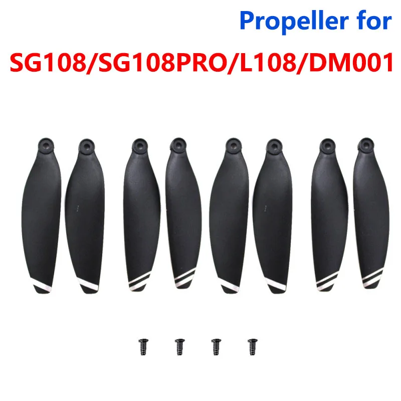 

8PCS/Set Propeller for SG108 SG108Pro SG108 PRO S3 L108 DM001 RC Drone Leaf Rotor Accessory