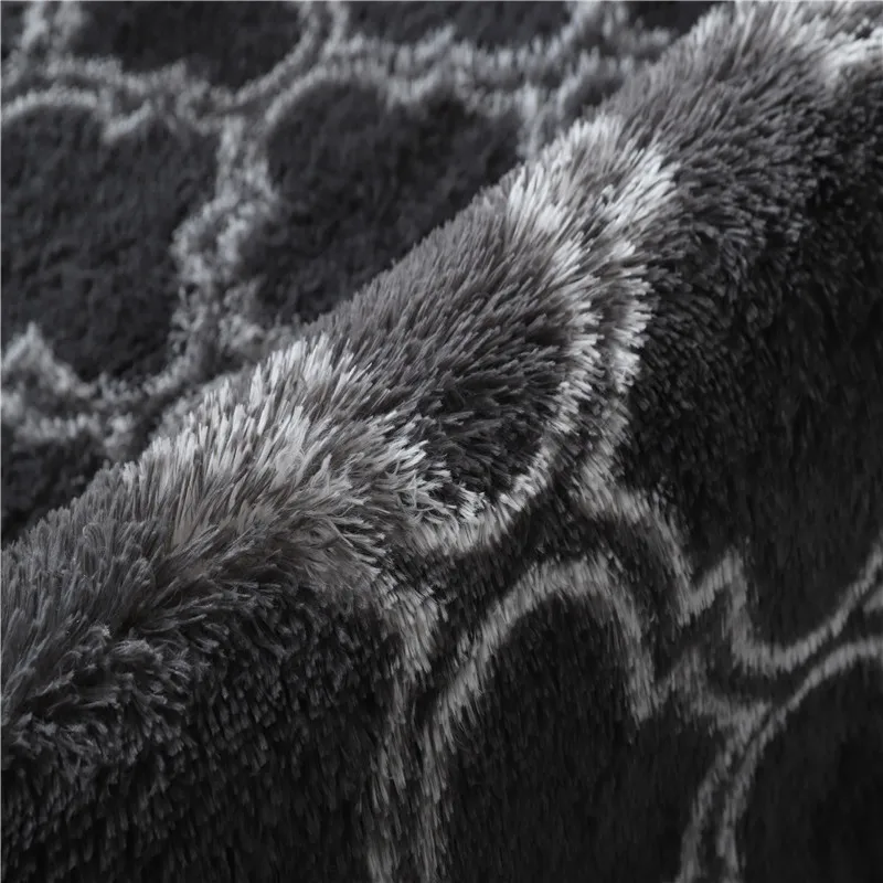 

Long Hair Fashion Living Room/bedroom Rug Antiskid Soft Carpet Modern Carpet Mat Purpule White Pink Gray