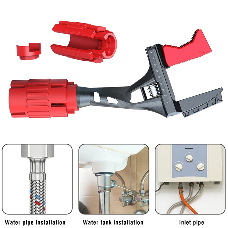 

Water Pipe Wrench Multi-function Large-Opening Tube Spanner