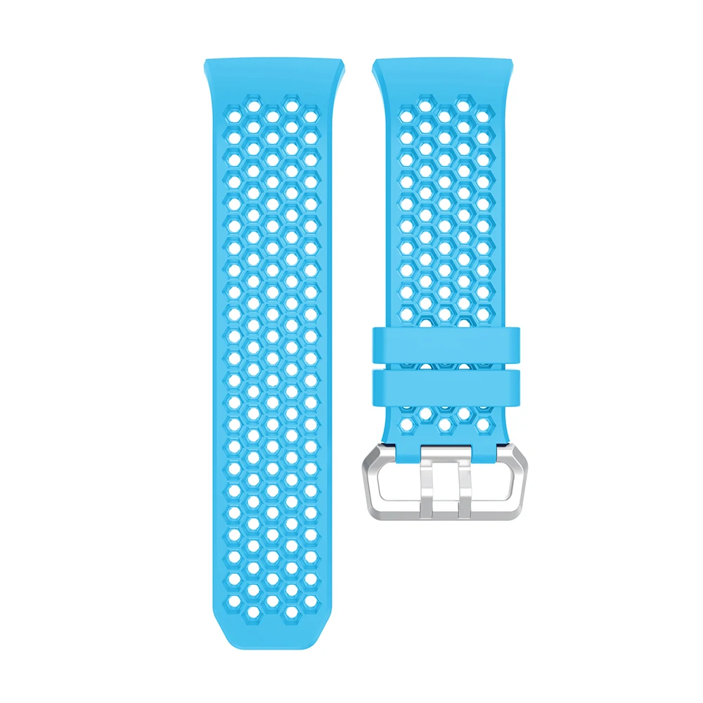 Yayuu совместимый для Fitbit Ionic Смарт-часы мягкий силиконовый ремешок регулируемый ремешок для часов замена спортивный дышащий ремешок