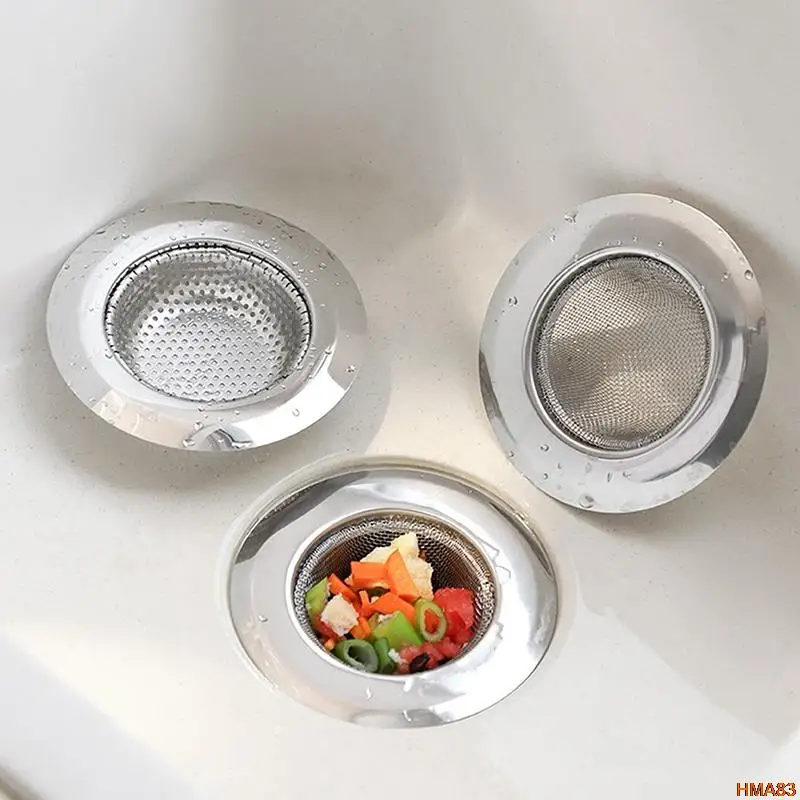 

Stainless Steel Kitchen Sink Strainer Sewer Bathroom Shower Hair Filter Basket