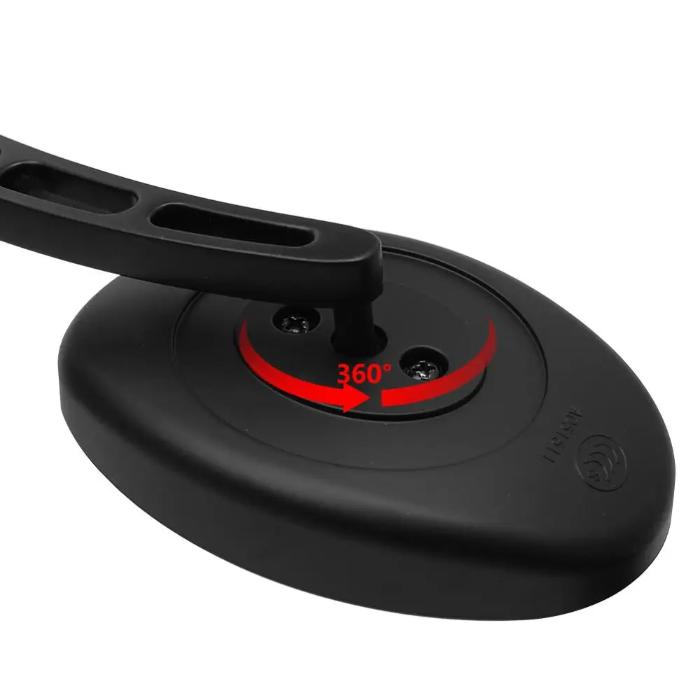 

Motorcycle Black Rearview Side Mirrors 10mm for Honda Yamaha Kawasaki Cruiser Chopper and Street Bike