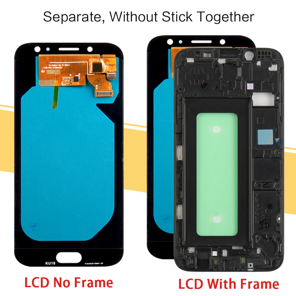 US AMOLED Srjtek для SAMSUNG Galaxy J730 LCD J7 Pro дисплей PRO сенсорный дигитайзер сенсорная рамка 2017