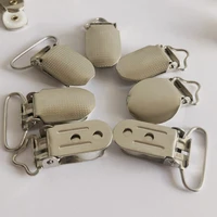 metal suspender paci pacifier clips baby dummy soothers clasps chain accessories plastic insert hook 30pcs