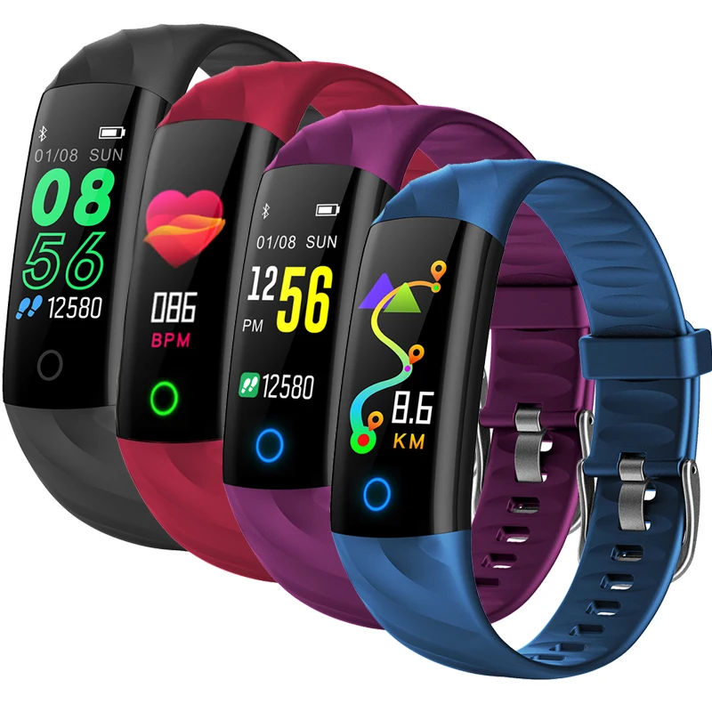 Смарт IP68 BraceletWaterproof шагомер сердечного ритма для отображения данных по