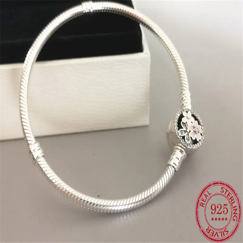 

DoDoFly Applicable Bracelet Element High-quality Sterling Silver Jewelry S925 Silver Buckle Magnolia Bracelet DIY Jewelry Female