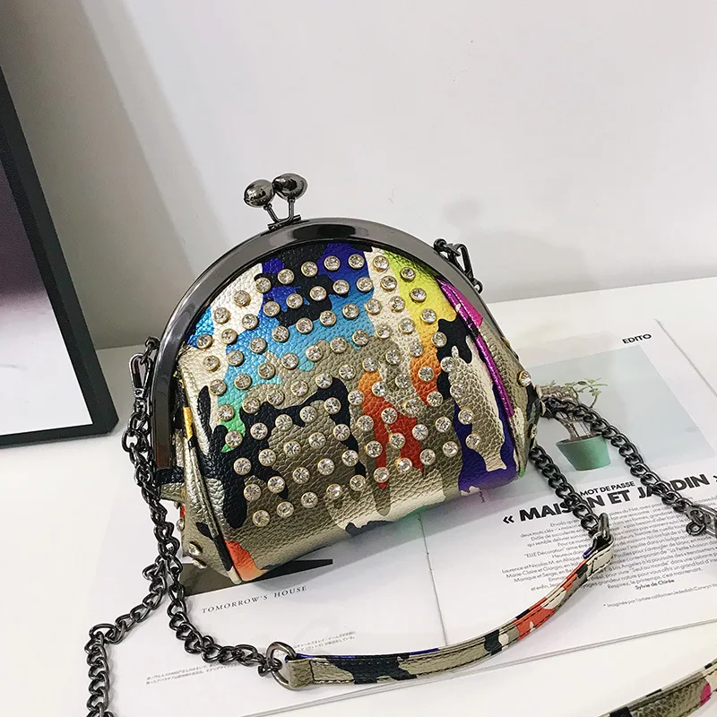 Shell Crossbody Bags For Women 2020 Fashion Diamonds Messenger Lady Tote Shoulder Large Capacity Handbags New Trend | Багаж и сумки
