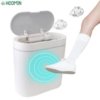 8l smart sensor trash can waterproof automatic garbage buckets seam sensor bin for bathroom kitchen household cleaning tool