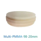 98 мм Красочные Многослойные акриловые диски из ПММАМногослойные ПММА кулачковые блоки CADПММА Многослойные диски протеза
