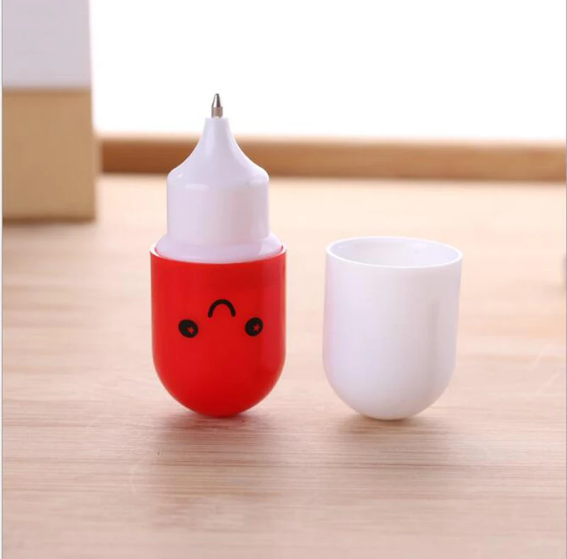 Оптовая продажа 100 шт/партия мини милые Kawaii креативные капсулы шариковые ручки
