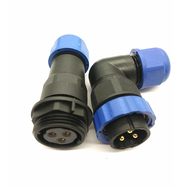 SP20 авиационная розетка Промышленные Кабельные стыковочные соединители IP68 тип L