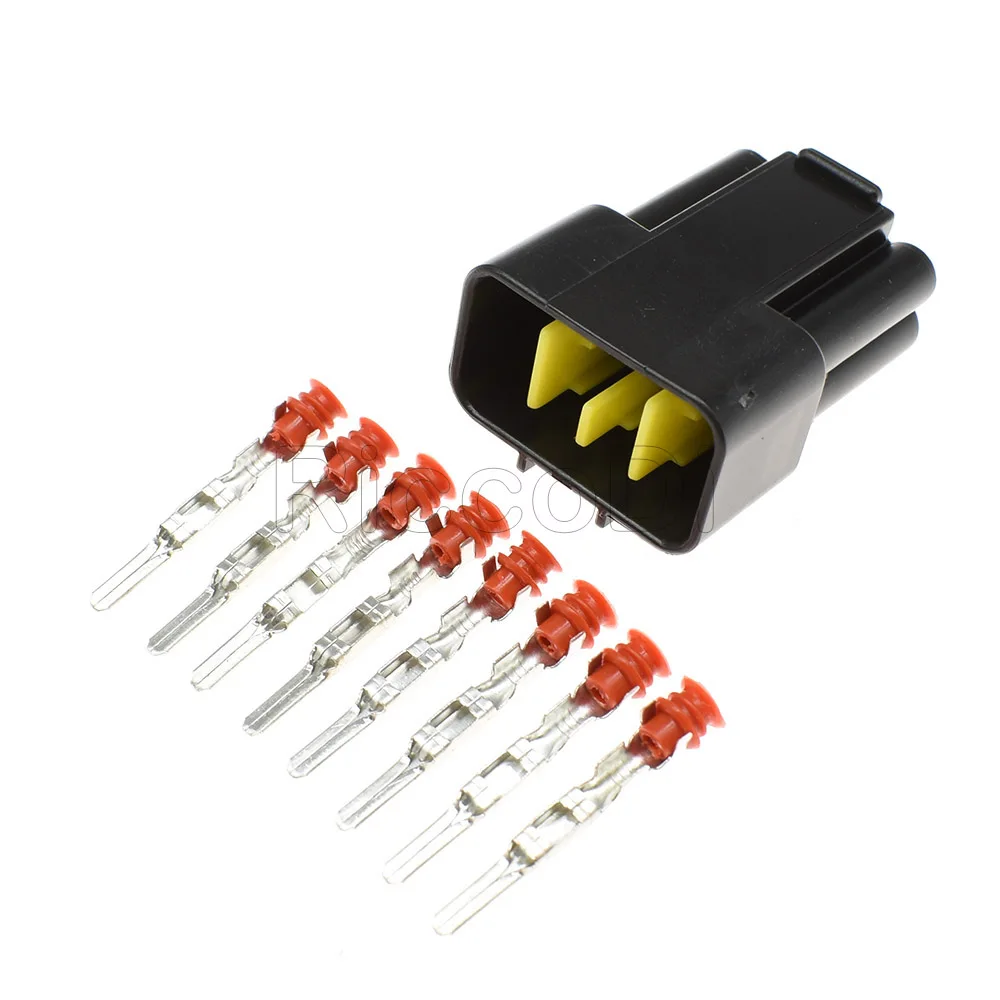1-20 Kit Black 2.3mm Male Female FW-C-8M-B FW-C-8F-B Furukawa 8 Pin Waterproof Automotic Connector Adapter With Pins | Обустройство