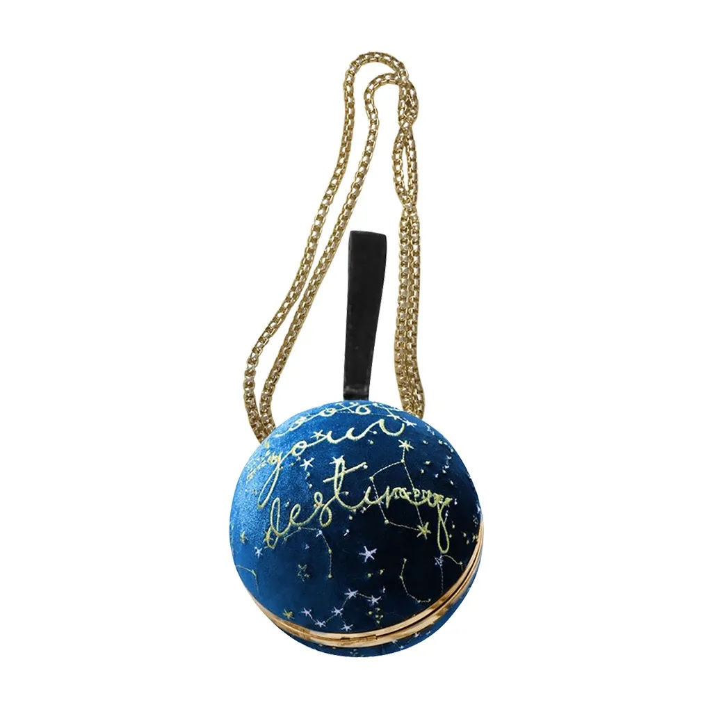 Женская сумка-кошелек с круговой вышивкой и надписью Sky сумка-мессенджер на