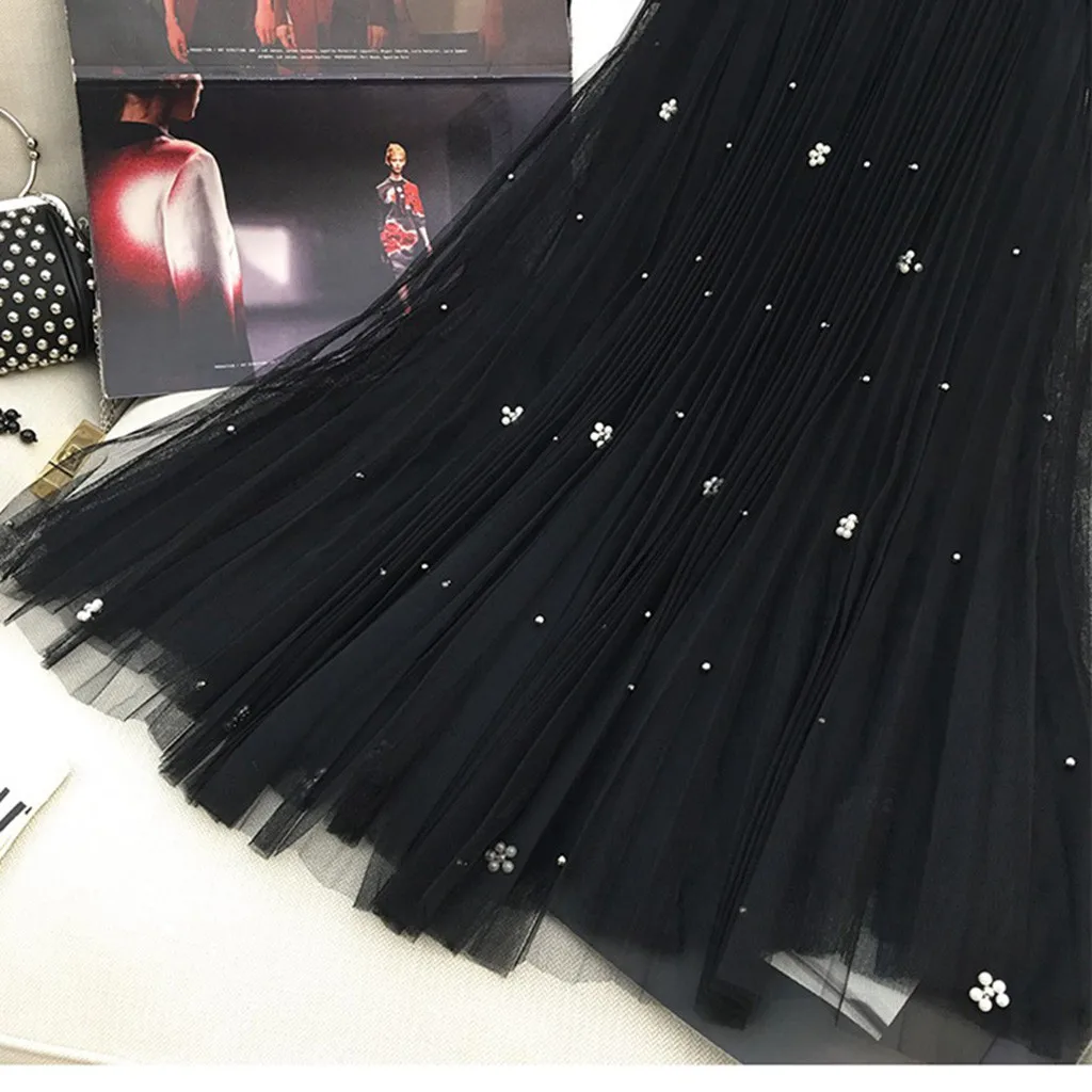 Юбка пачка Женская плиссированная средней длины стильная эластичная