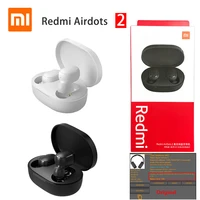 xiaomi redmi airdots 2 earphone stereo noise reduction mic voice control tws earphone wireless bluetooth 5 0