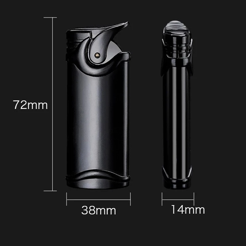 

Creative Torch Butane Gas Turbo Cigar Lighters Metal Blue Fire Compact Outdoor Gift Windproof Lighter Gadgets For Men