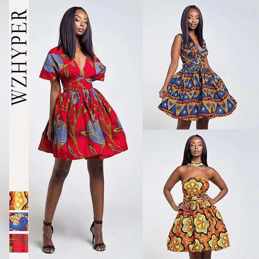 Африканская одежда новинка 2020 женское модное платье без рукавов Повседневные