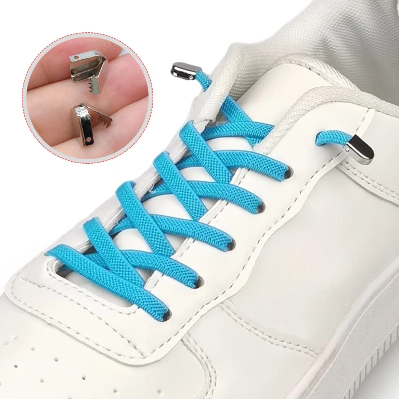 

3 Pair No Tie Shoe laces Elastic Shoelaces Outdoor Leisure Sneakers Safety Flat Shoelace Kids And Adult Unisex Lazy laces