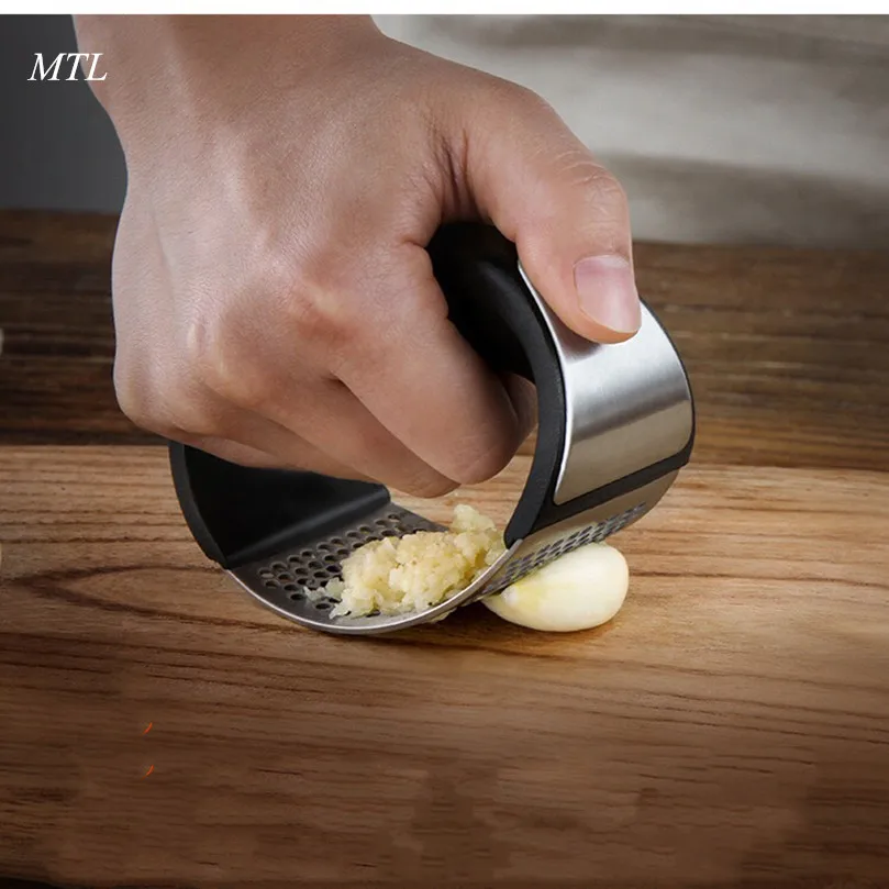 MTL пресс для чеснока нержавеющая сталь чесночная дробилка руководство Мясорубка