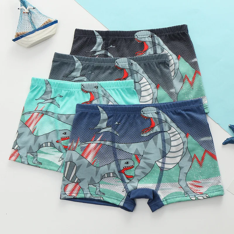 1 шт. Детское нижнее белье из мягкой дышащей ткани детские трусы боксеры для