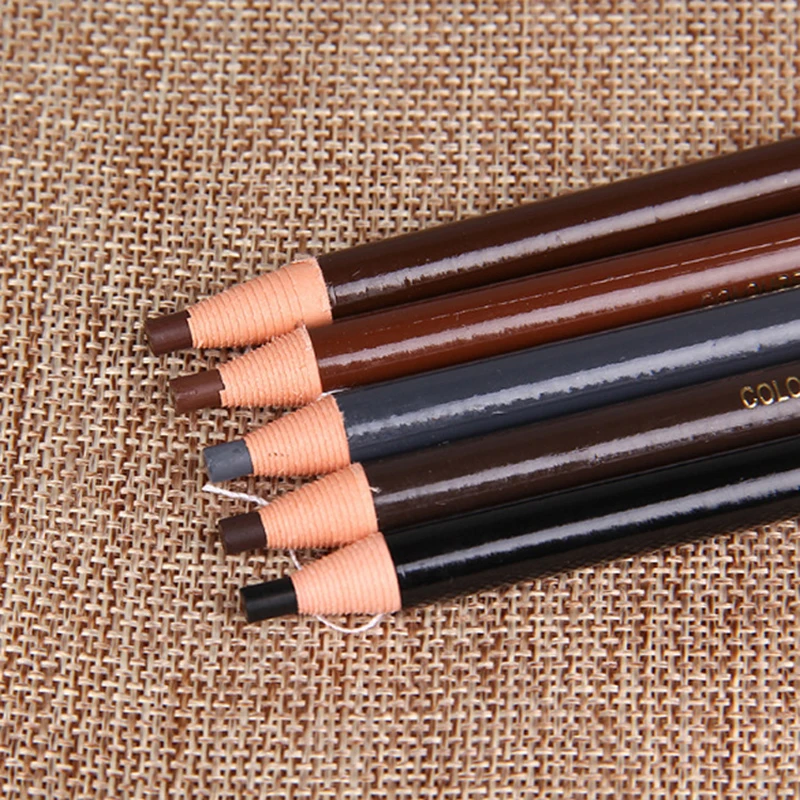 Карандаш для бровей в рулоне мягкий Водостойкий карандаш Не оставляющий пятен