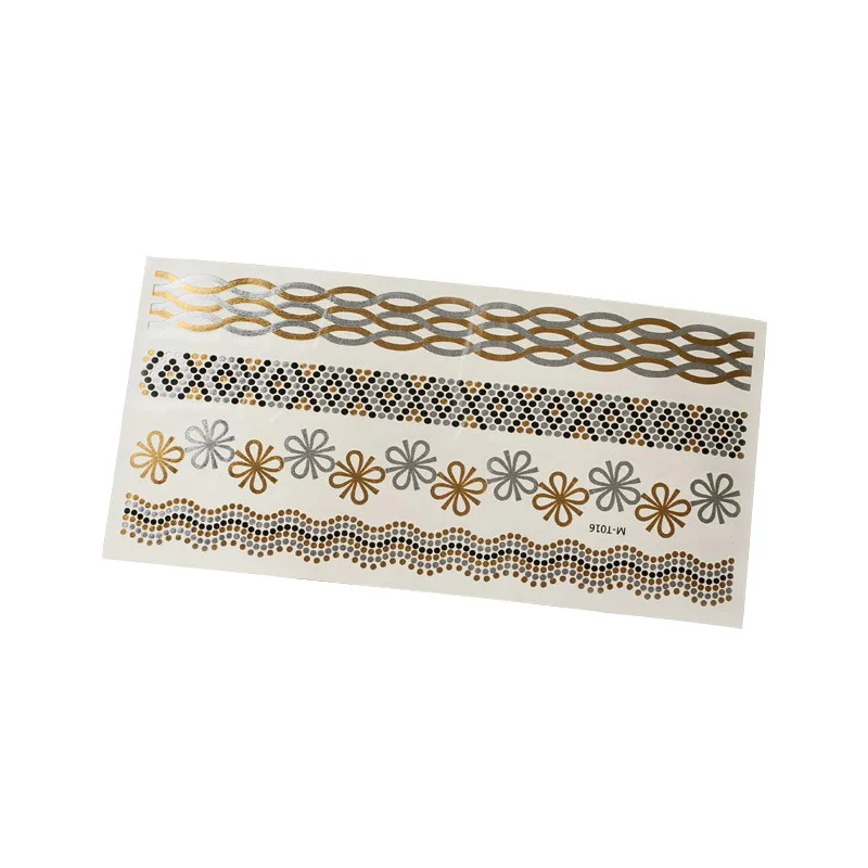 В Молодежном стиле с золотым тиснением Ретро стикер татуировки мобильный