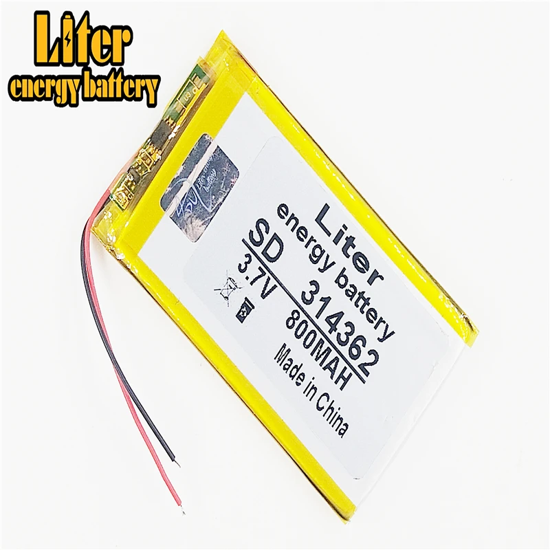 314362 3 7 V 800MAH литий полимерный аккумулятор планшета 304060 умный мобильный телефон