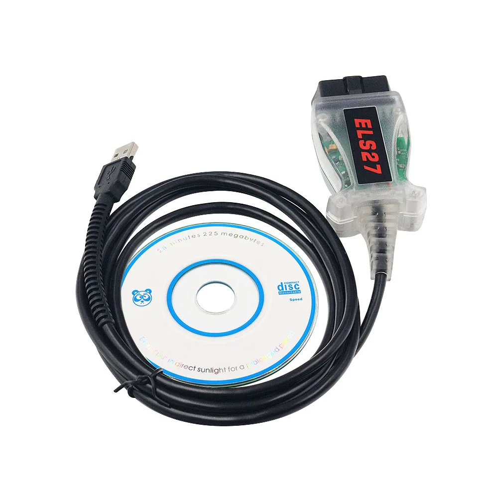 Новейший Диагностический кабель V2.3.8 ELS27 FORScan OBD2 зеленая печатная плата PIC24HJ128GP + FTDI