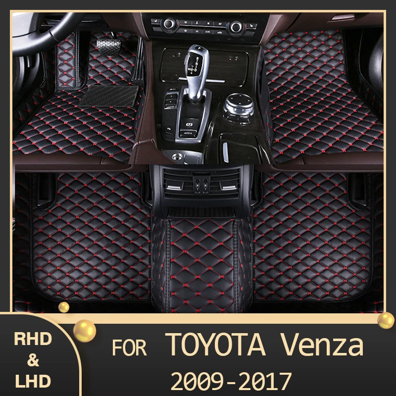 

Car floor mats for Toyota VENZA 2009 2010 2011 2012 2013 2014 2015 2016 2017 Custom auto foot Pads automobile carpet cover