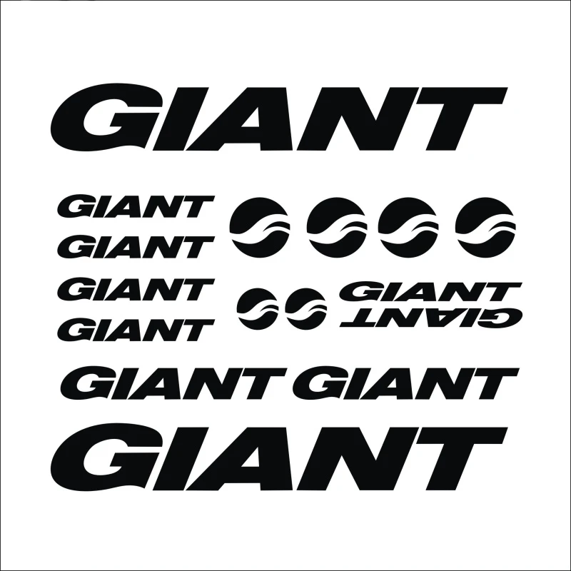 

Creative GIANT Kit Mountain Bike Fun Car Stickers PVC High Quality Bumper Body Windows Beautifully Decorated Sunscreen Decals