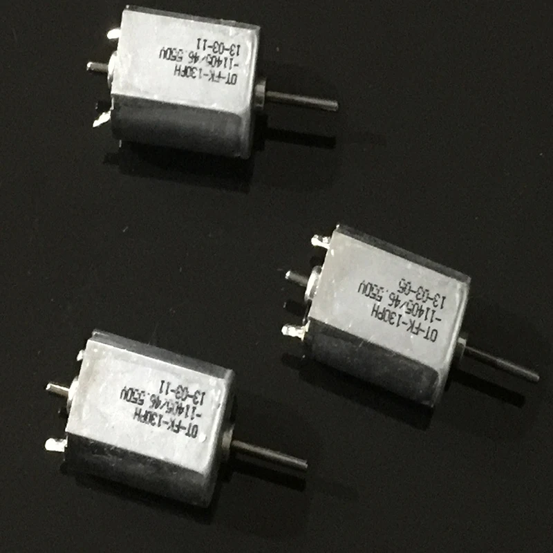 1 шт. двухвальный Микро Мини двигатель постоянного тока 130 3-12 В 7200 об/мин 6 в 7 2 9