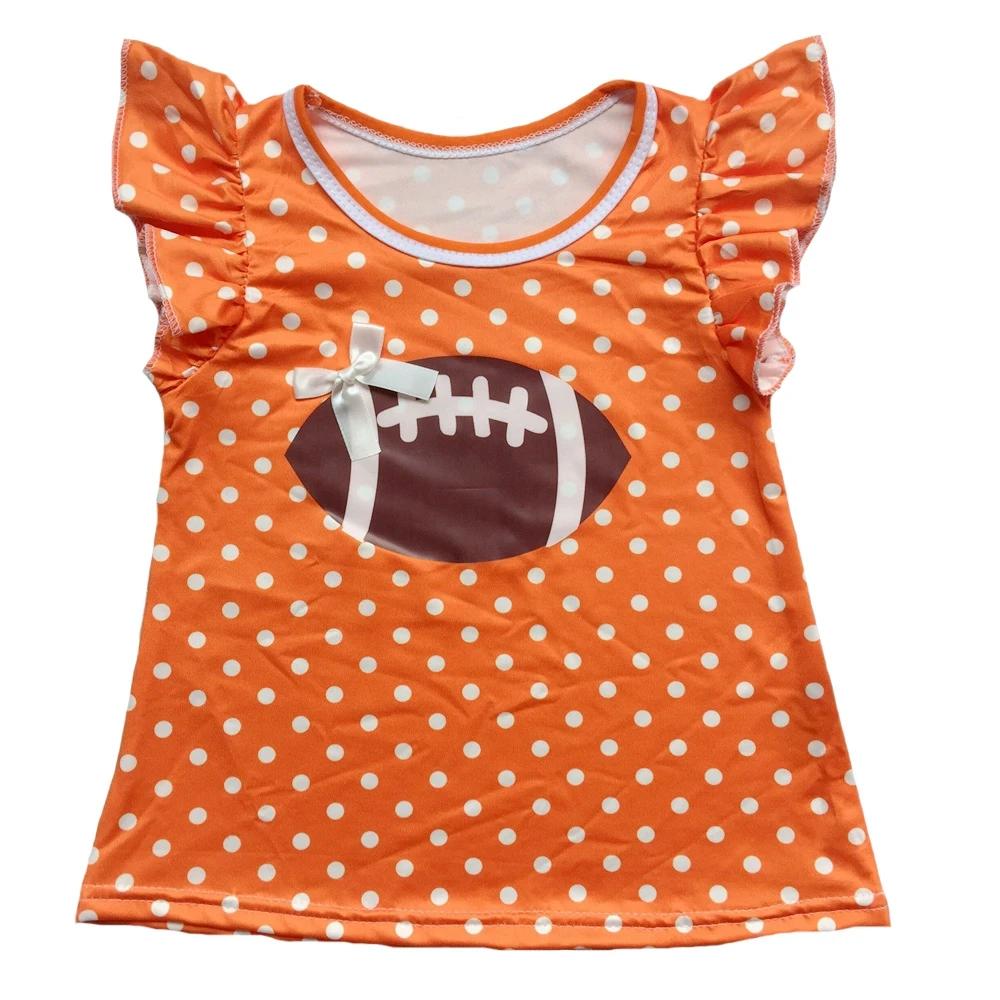 Футболки в горошек молочный шелк для маленьких девочек с рюшами без рукавов