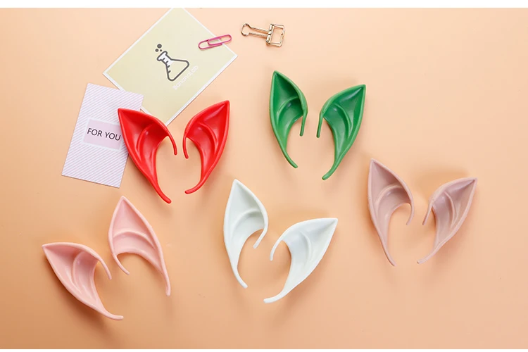 Зубы вампира клыки эльф из латекса уши безопасный смолы коробки упакованы в