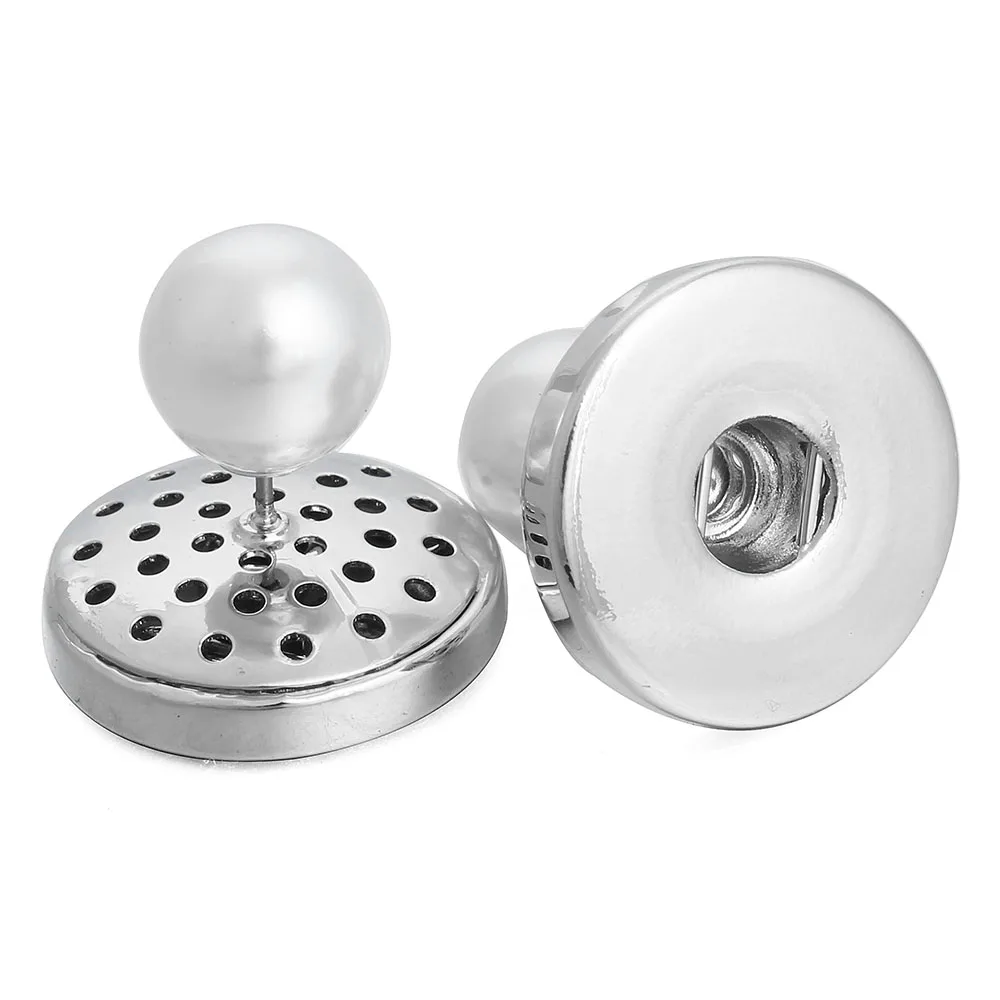 Новые модные ювелирные изделия со сменными кнопками серьги 18 мм гвоздики с