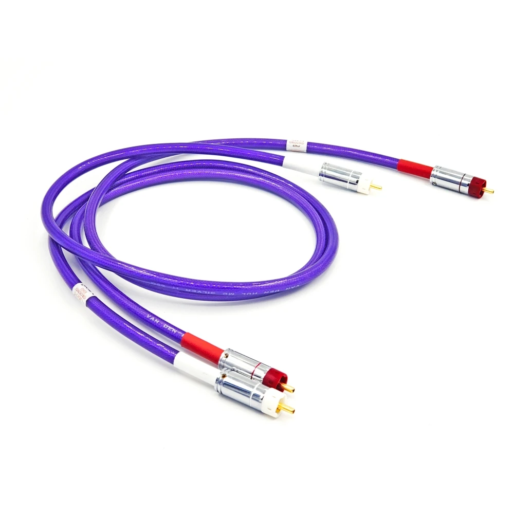 VDH золото/с серебряным покрытием RCA fa p2.1 сбалансированный аудиосигнал при помощи