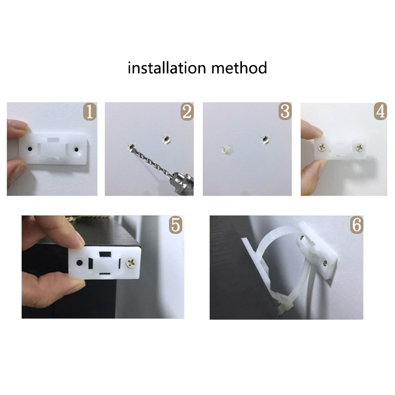 

10 Pack Adjustable Home Furniture Straps Cabinet Wall Anchors Earthquake Resistant Kit Fall Prevention Device