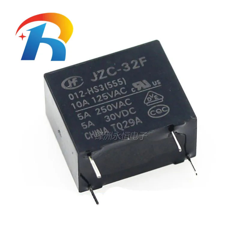 10 шт. Оригинальное реле Hongfa JZC HF 32F-G-005 012 024-HS3 HS 4PIN 5А 10А стандартная фотография (555) |