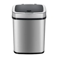 cx xiaomi smart stainless steel induction lid trash can waterproof contact free storage bucket
