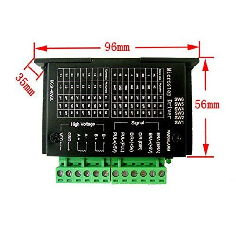 4 Pack TB6600 4A 9-42V Stepper Motor Driver CNC Controller Nema Tb6600 Single Axes Two Phase Hybrid Steppe | Инструменты