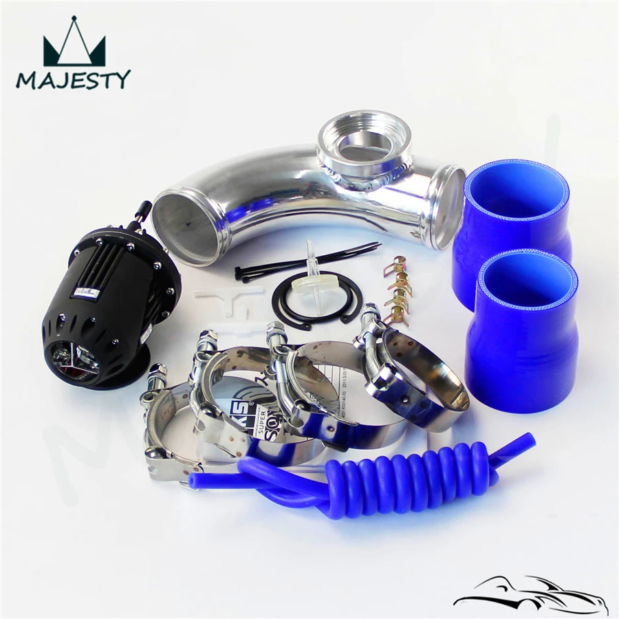 Черный выдувной Клапан SQV BOV IV 4 kit комплект турбо труб для HYUNDAI GENESIS COUPE 2 0 T синий