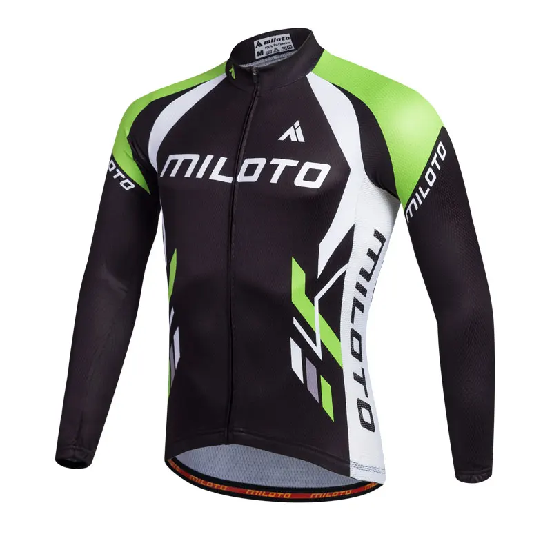 MILOTO зимние термальные флисовые велосипедные комплекты 2019 Мужская велосипедная