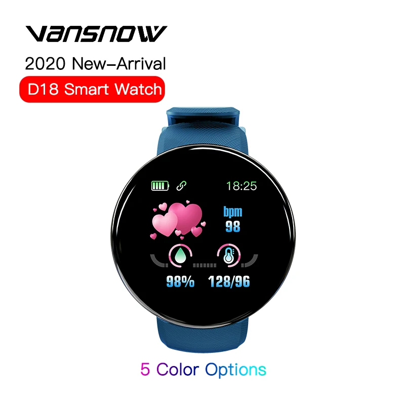 Новые умные часы Android Ip68 для женщин и мужчин измерение артериального давления