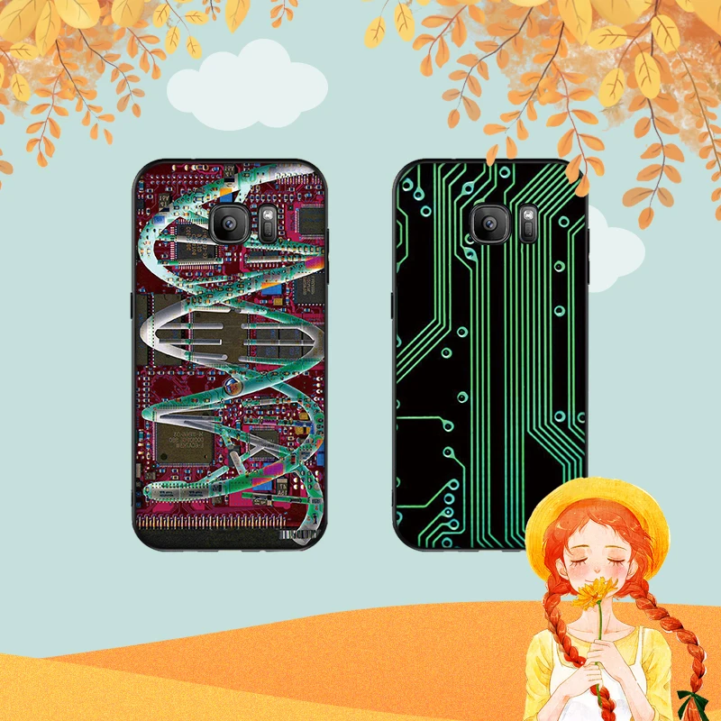 Для samsung M10 M20 M30 S6 S7 край S10 S9 S8 PLUS чехол печатная плата | Мобильные телефоны и