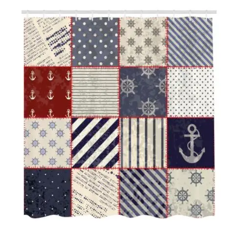 Индийская мандала богемные шторы для душа водонепроницаемый декор ванной