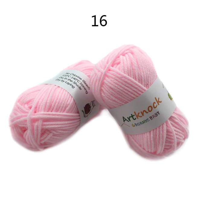 A16 60PCS 60 шт. пряжа для ручного вязания, хлопок, Органическая пряжа для вязания, свитер, носки, дешево - Цвет: A16 60PCS