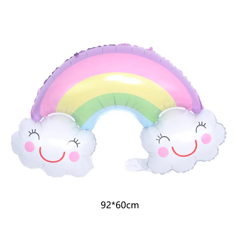 1PCS Smile Sun Moon Rainbow Smiley Cloud Foil Balloon Helium Boy Girl Birthday Party Baby Shower Kindergarten kid toy decoration | Дом и сад